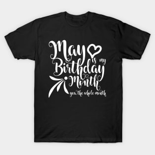 May Birthday T-Shirt